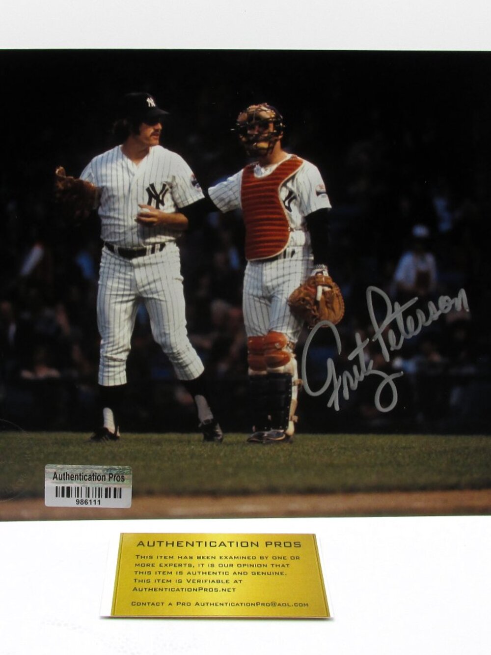 Gary Peters Signed 8x10 Photo With COA (986111) (Yankees)